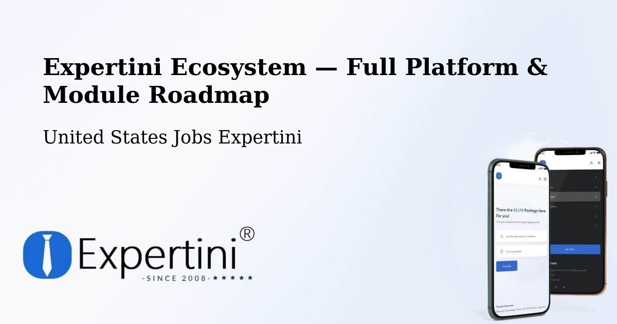 Expertini Ecosystem — Full Platform & Module Roadmap – Hampton